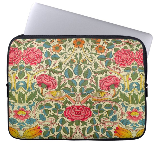 Housse Pour Ordinateur Portable William Morris Rose Floral Chintz rose (Devant)