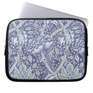 Housse Pour Ordinateur Portable William Morris Windrush fleurs bleues