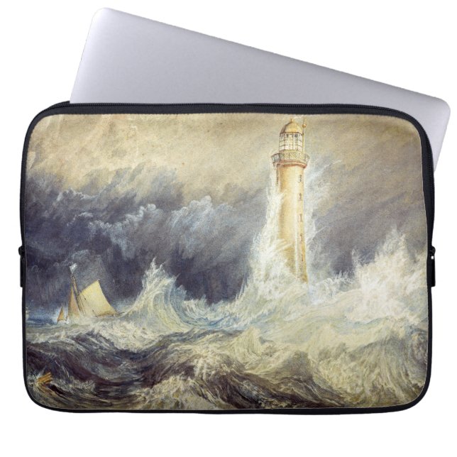 Housse Pour Ordinateur Portable William Turner - Phare de Bell Rock (Devant)