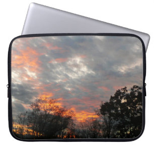 Housse Pour Ordinateur Portable Winter Sunset Nature Paysage Photographie