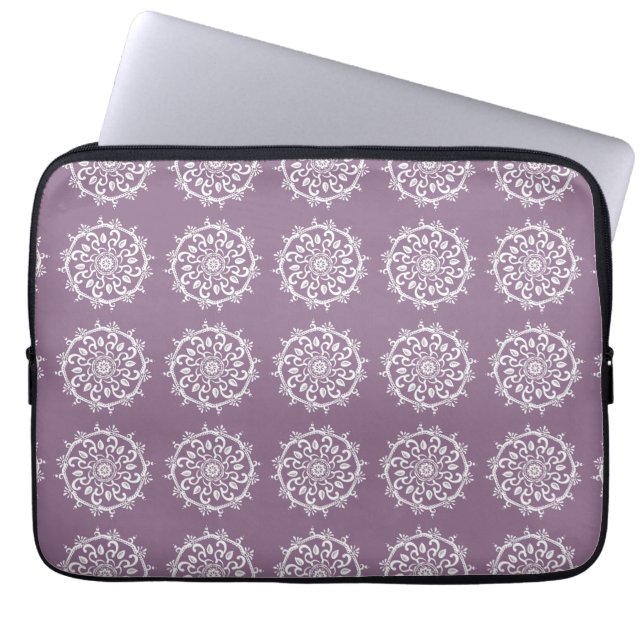 Housse Pour Ordinateur Portable Wisteria Mandala (Devant)