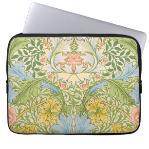 Housse Pour Ordinateur Portable Wm Morris Myrtle Floral Art Nouveau Pastel