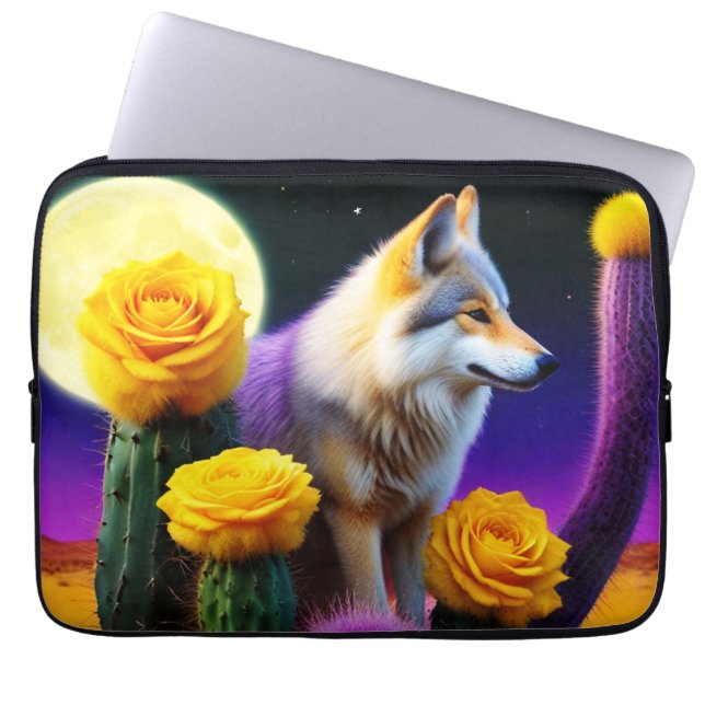 Housse Pour Ordinateur Portable Wolf17 : (Devant)