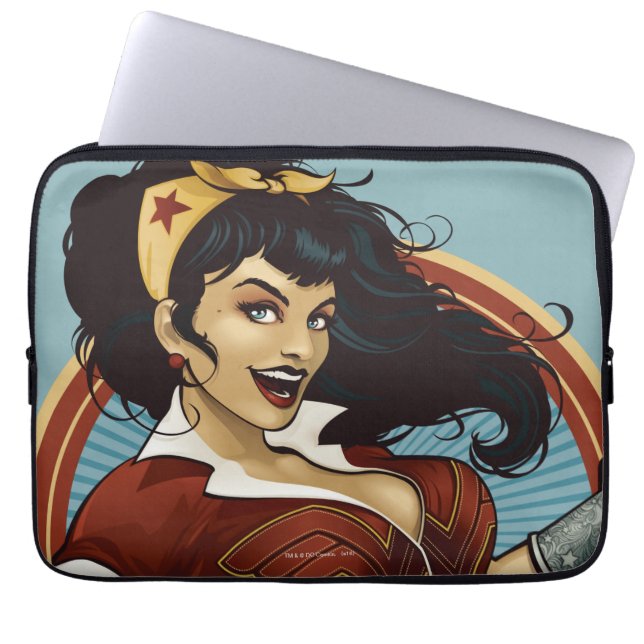 Housse Pour Ordinateur Portable Wonder Woman Bombshell Name Graphic (Devant)