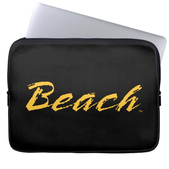 Housse Pour Ordinateur Portable Wordmark Beach (Devant)