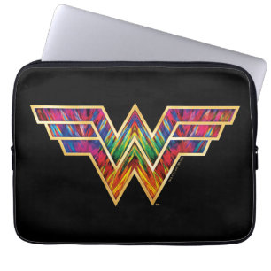 Housse Pour Ordinateur Portable WW84 Logo de Wonder Woman Kaleidoscope