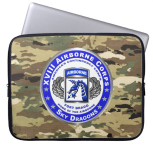 HOUSSE POUR ORDINATEUR PORTABLE XVIII AIRBORNE CORPS
