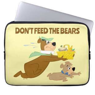 Housse Pour Ordinateur Portable Yogi Bear et Boo-Boo Pique-nique Panique