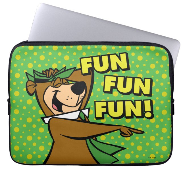 Housse Pour Ordinateur Portable Yogi Bear Fun Amusant (Devant)