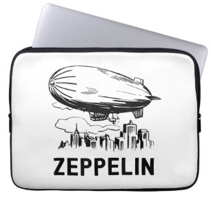 Housse Pour Ordinateur Portable Zeppelin Rétro Vintage - Croquis de Dirigeable