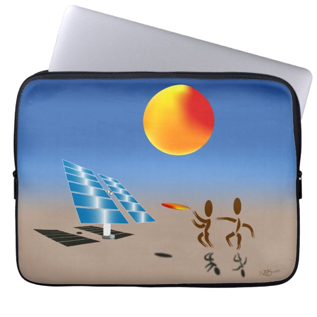 Housse Pour Ordinateur Portable Zinglees ~ Énergie solaire (Devant)