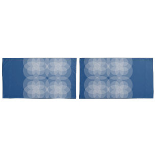 Housses de coussin - Cercles se croisant sur fond 