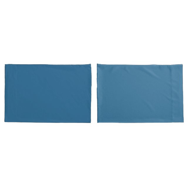 Housses de coussin en bleu royal uni  (Dos-Set)