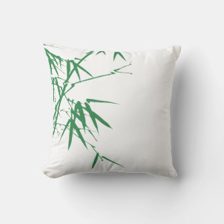 housses de coussin en peinture chinoise bambou