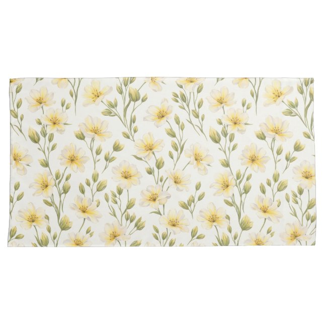 Housses de Coussin Fleur Sauvage – Roi (Lot de 2) (devant-Droit)