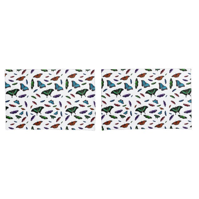 Housses de coussin Flutterbies (choisissez la coul (devant-Set)