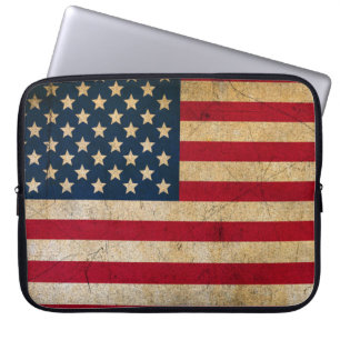 Housses pour ordinateur portable avec drapeau amér