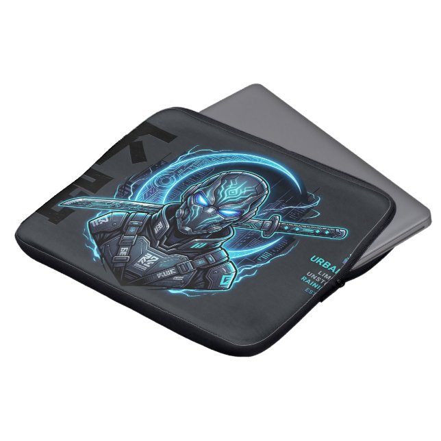 Housses pour ordinateurs portables Cyberpunk Ninja (Devant haut)