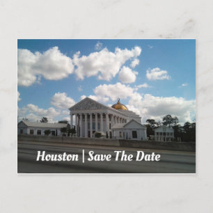 Houston Enregistrer La Carte Postale Date Annonce