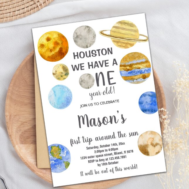 Houston Galaxy Invitations d'anniversaire (Houston Galaxy Birthday Invitations)