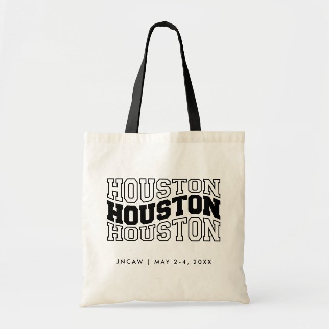 Houston Sac fourre-tout Corporate Event Welcome Ba (Devant)