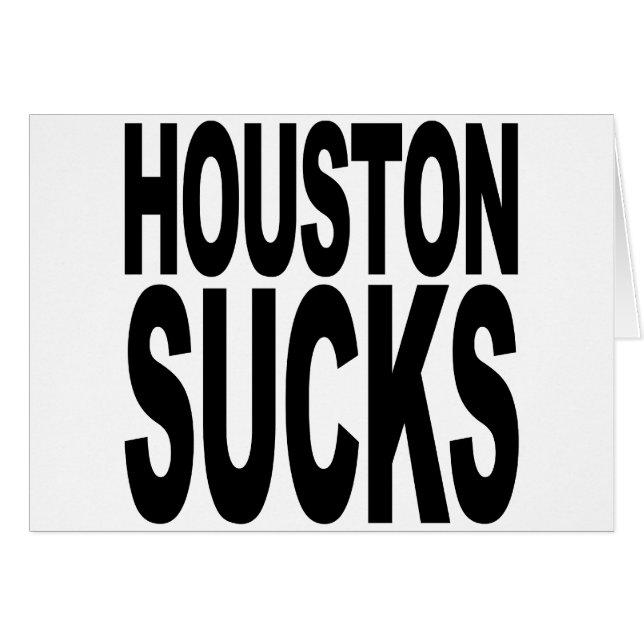 Houston suce (Devant horizontal)