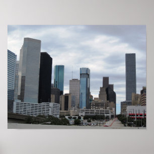 Houston, Texas Skyline - Poster