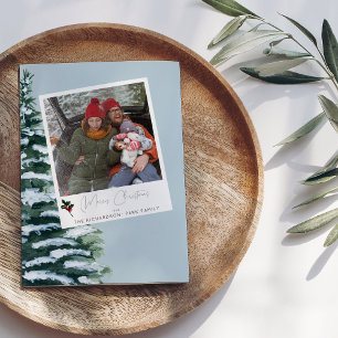 Houx de l'arbre de Noël & Photo instantanée - Cart