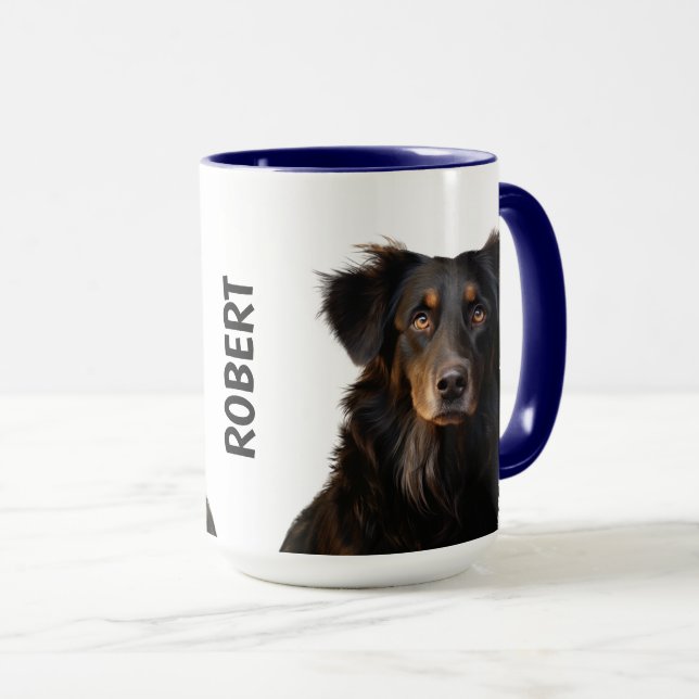 Hovawart Mug personnalisé (Devant droit)