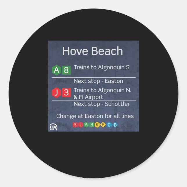 Hove Beach - Métro Liberty City - Sticker Gta Iv (Devant)