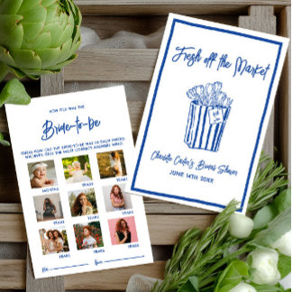 How Old Was the Bride-to-Be Bridal Shower Game