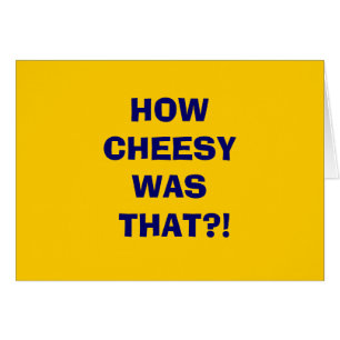 HOWCHEESYWAS QUI ? !