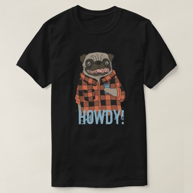 Howdy Carlin T-Shirt (Design devant)
