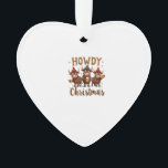Howdy Christmas Funny Highland Cow Xmas Cows Lover<br><div class="desc">Howdy Christmas Funny Highland Cow Xmas Cows Lover Cute T-Shirt (3)</div>