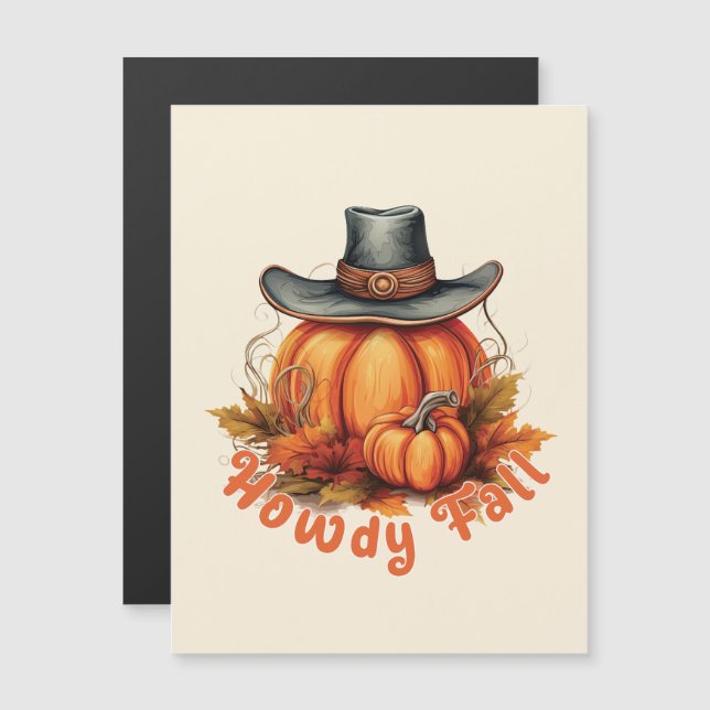 Howdy Fall - Vibes d'automne rustiques (Devant / Derrière)