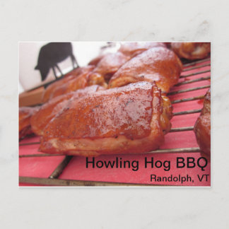 Howg Barbecue Le poulet est une carte postale savo