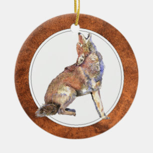 Howling Coyote, Animal, Ornement de la faune