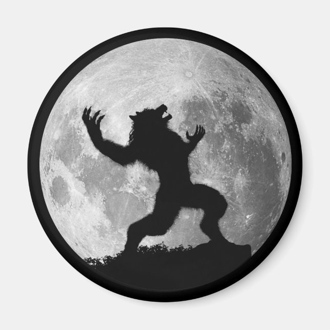 Howling Mad Werewolf Magnet (Devant)