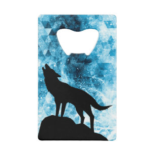 Howling Wolf Hiver neige bleue fumée Abstraite