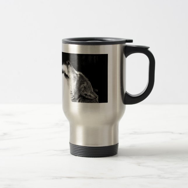 Howling Wolf Travel Mugs (Droit)