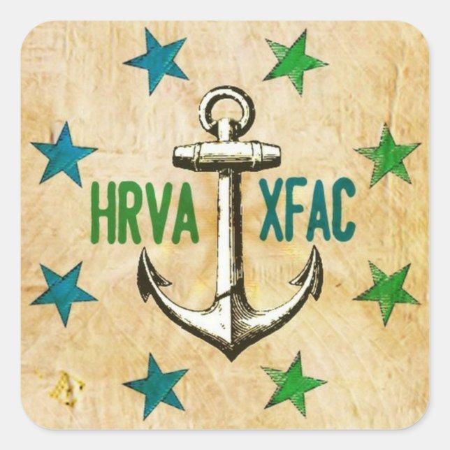 HR X-Fac Square Sticker (Devant)