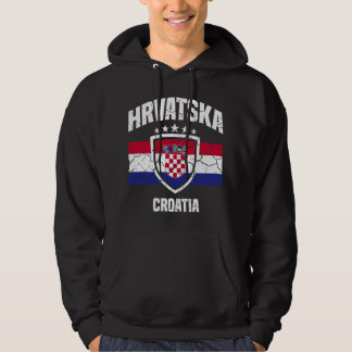 Hrvatska Croatie Sweat - shirt à capuche croate de