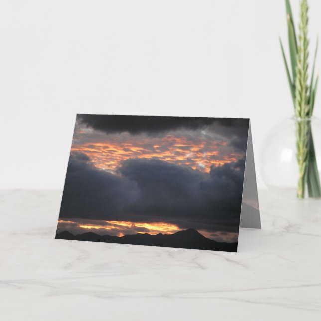 Huachuca Mt. Sunset - Carte de voeux (Devant)