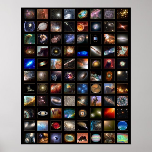 Hubble Space Poster (Devant)