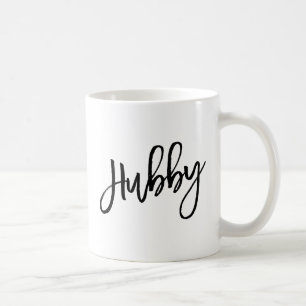 Hubby Brush Typography Mug