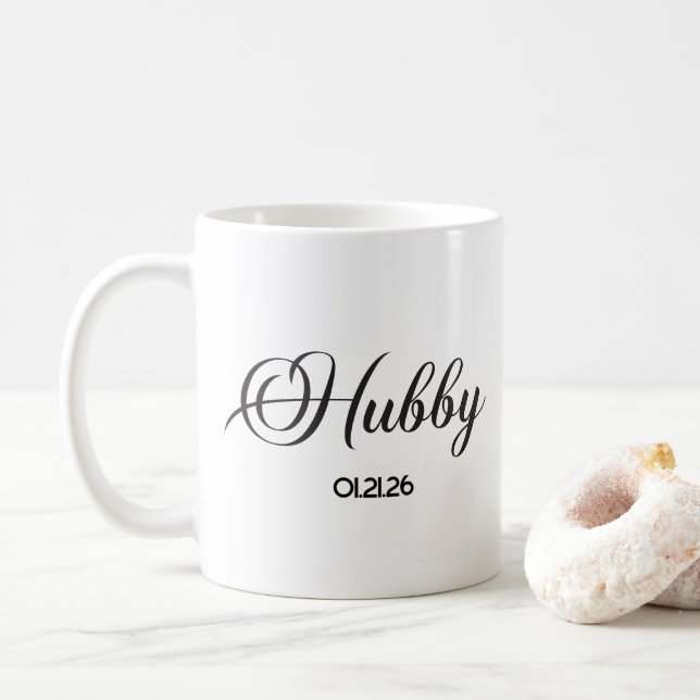 Hubby Mariage tasse à café (Avec donut)
