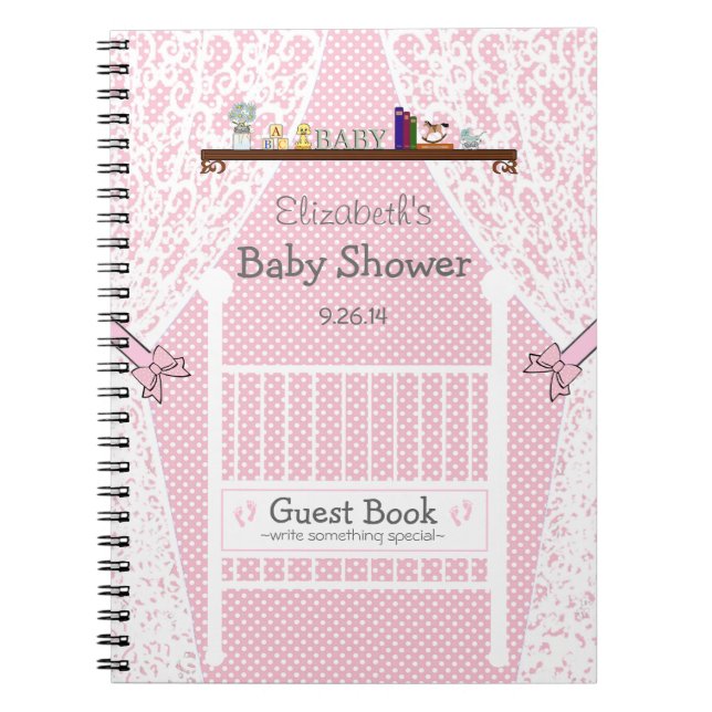 Huche de bébé avec le livre d'invité de baby (Devant)