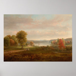 Hudson en Automne - Thomas Doughty Poster d'Art