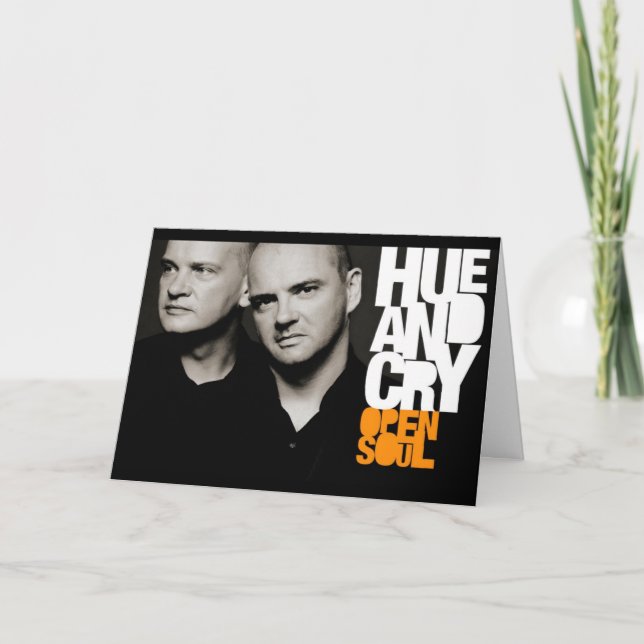 Hue et cri - carte de voeux (Devant)