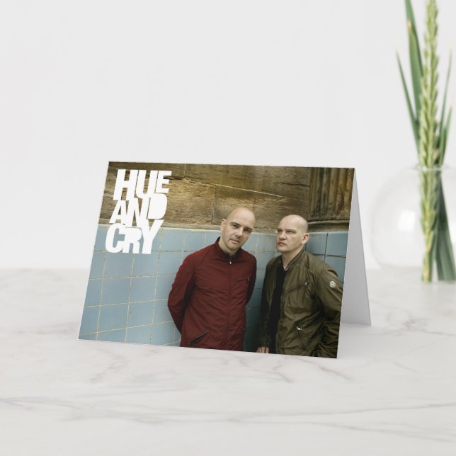 Hue et cri - carte de voeux (Devant)